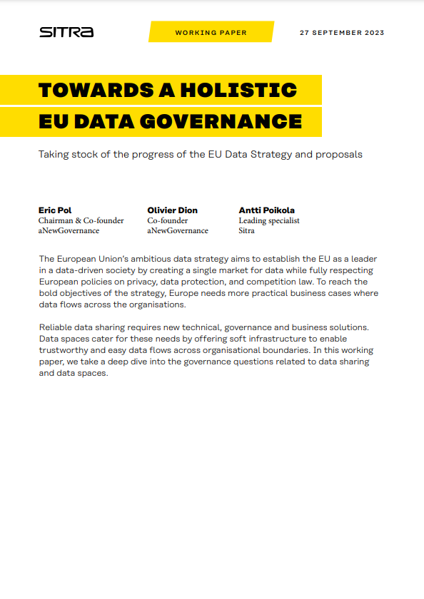 Towards a holistic EU Data Governance